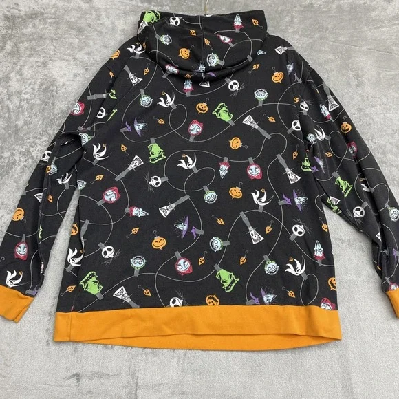 Disney Loungefly Hoodie XL Halloween themed Nightmare before Christmas - Picture 6 of 9